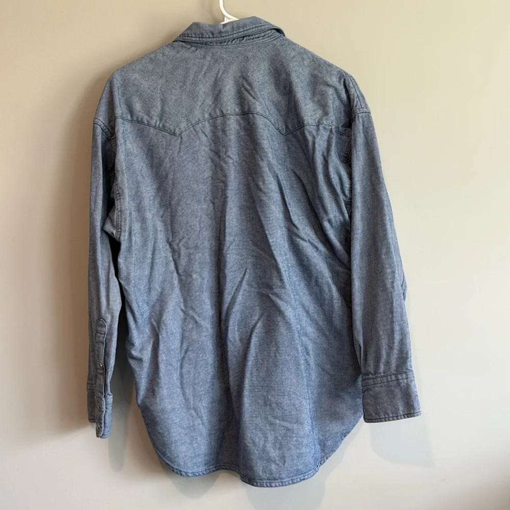 J.Crew Relaxed-fit indigo flannel shirt - Picture 6 of 8